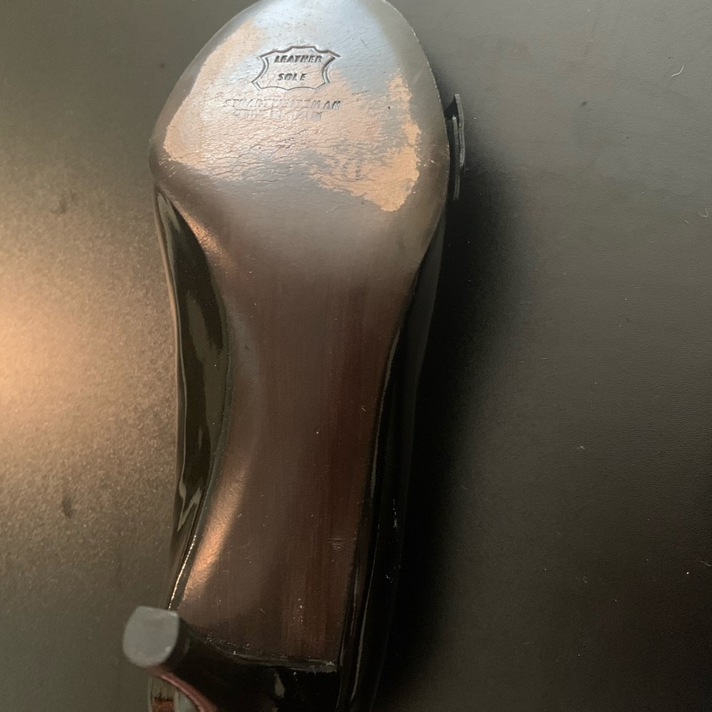 Stuart Weitzman Bow Open-Toe Heels - image 3